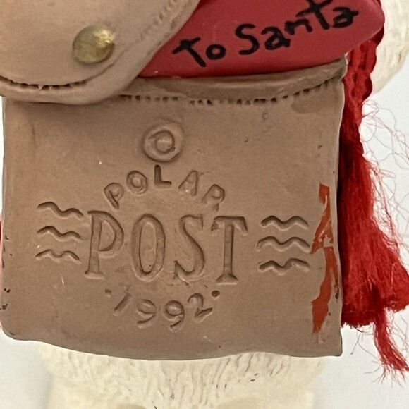 3 Vintage Hallmark Bear Themed Ornaments Trinket Box Polar Bear Mom And Dad - Picture 9 of 16